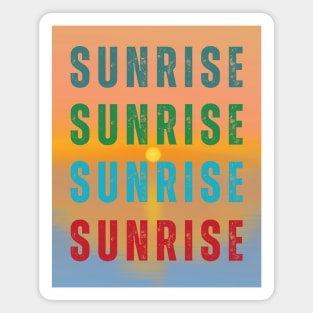 Sunrise design Magnet